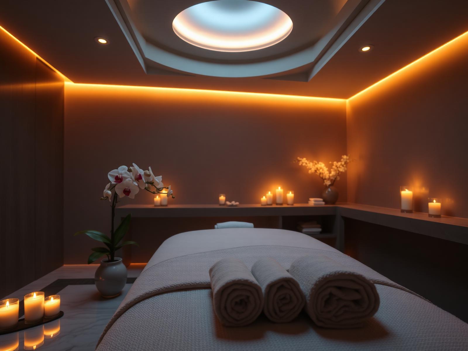 Aadhya Beauty & Spa treatment room in Miyapur Hyderabad